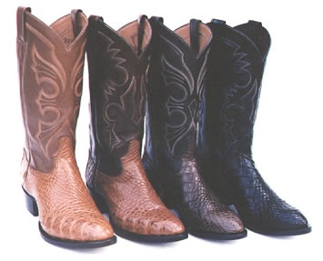 Criss-Cross Alligator Boots