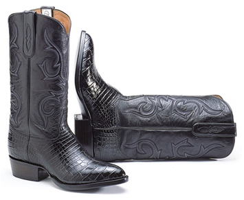 Alligator Belly Boots in Black, Brown, Cognac and Peanut from US Gator