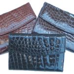 Ladies Alligator French Purse