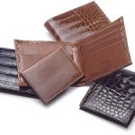 Mens Alligator Passcase Wallet