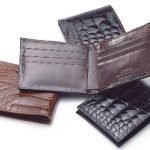 Mens Alligator Slimfold Wallet